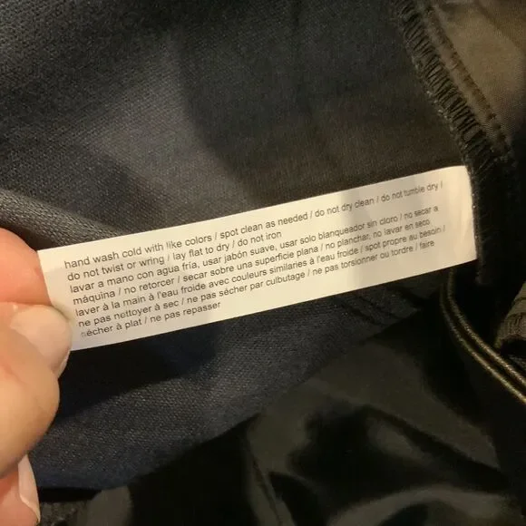 NEW ELOQUII Women's Black Faux‎ Leather Flare Leg Pants Sz 14 NWT - Picture 11 of 11